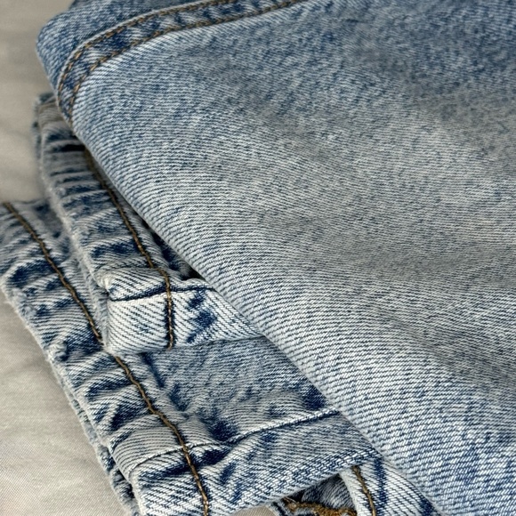 ZARA Kids Girls Jeans - Size 10 - Light Wash Denim - Straight Leg Casual Pants - Picture 4 of 11